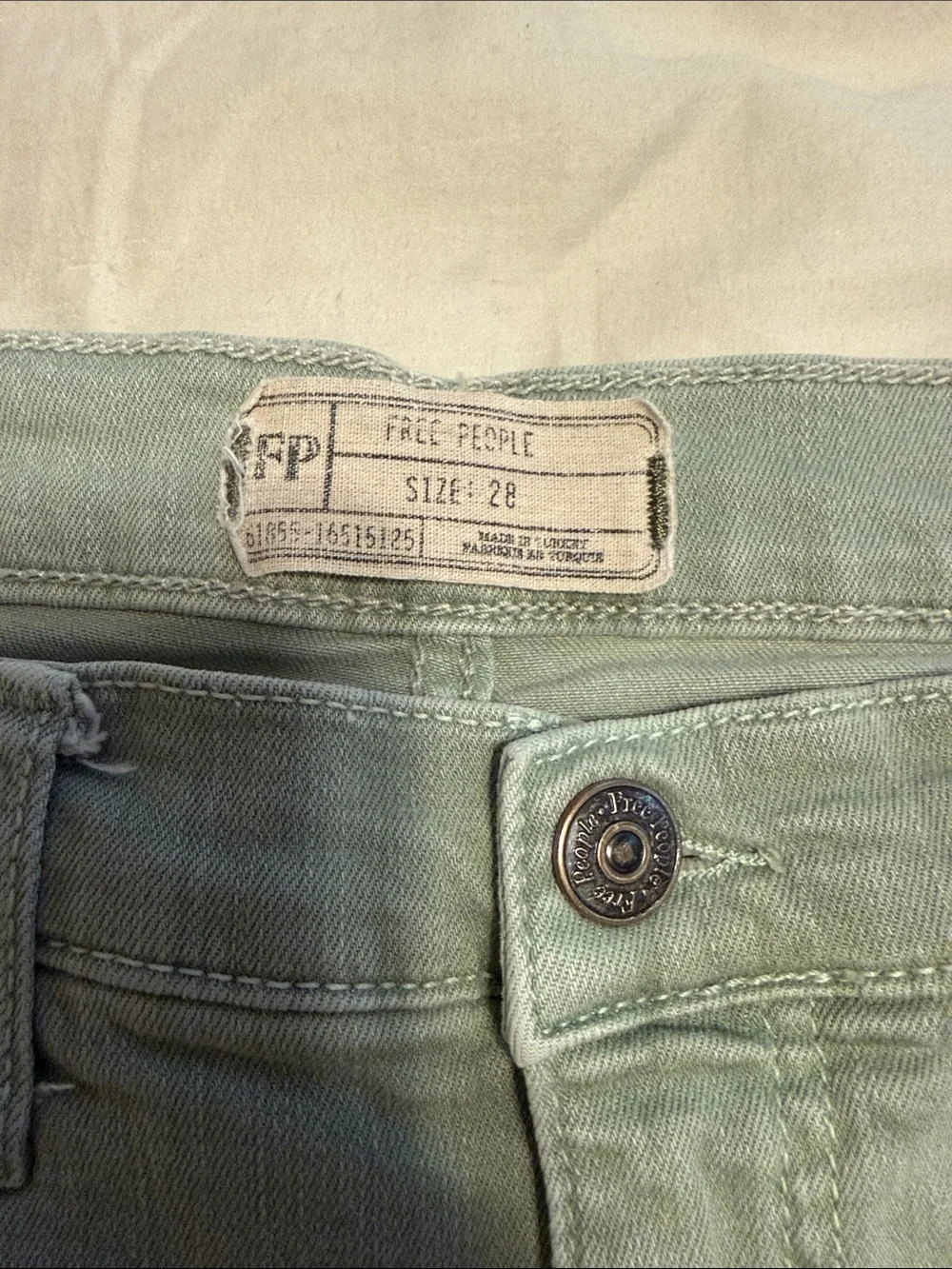 Free People Busted Knee Skinny Jeans